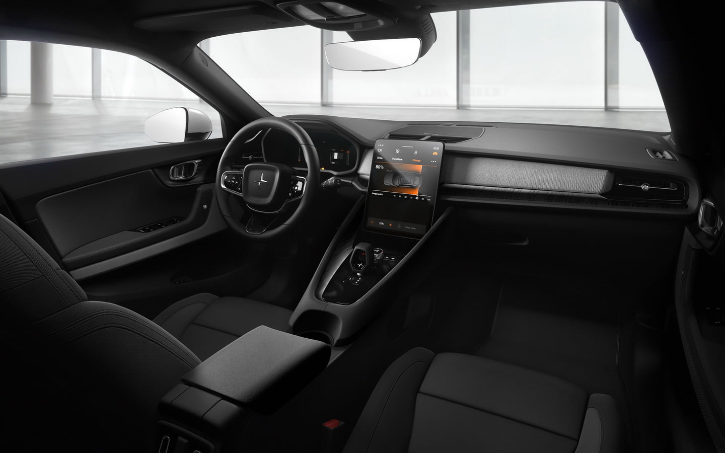 Polestar panoul de bord