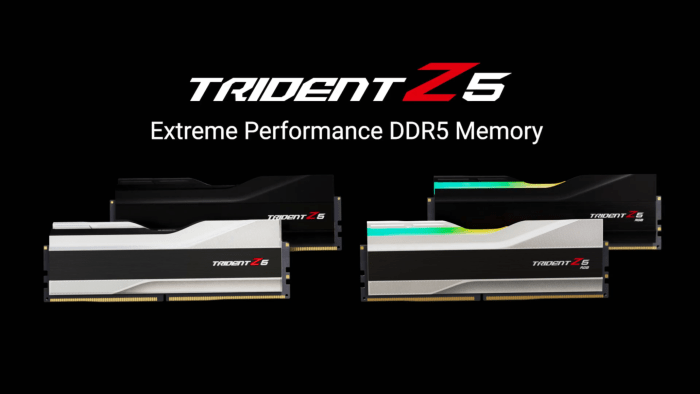  G.SKILL a dezvăluit noua gamă de memorii RAM DDR5 Trident Z5 cu frecvențe de până la 6400 Mhz