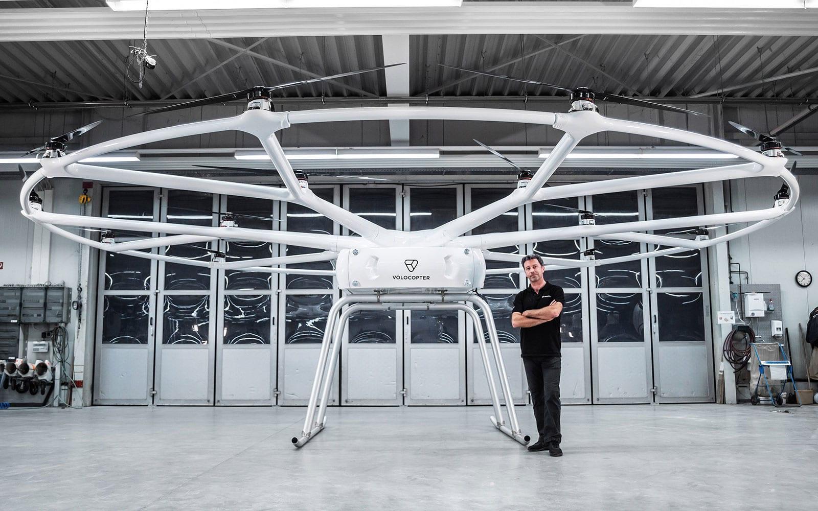 Dronele vor transporta marfa pe calea aerului: Volocopter a făcut primul test cu „VoloDrone”