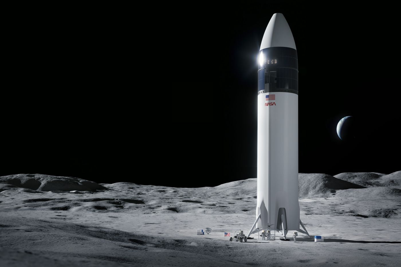 NASA amână ambițioasa aterizare umană pe Lună până în 2025