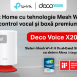 Deco Voice X20 – Wi-Fi 6 cu Alexa este noutatea în materie de sisteme mesh TP-Link