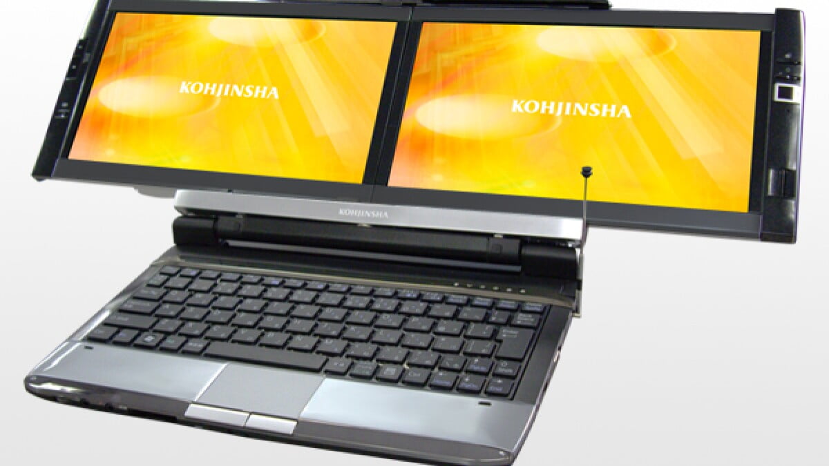  Kohjinsha DZ Series – Primul laptop dual screen